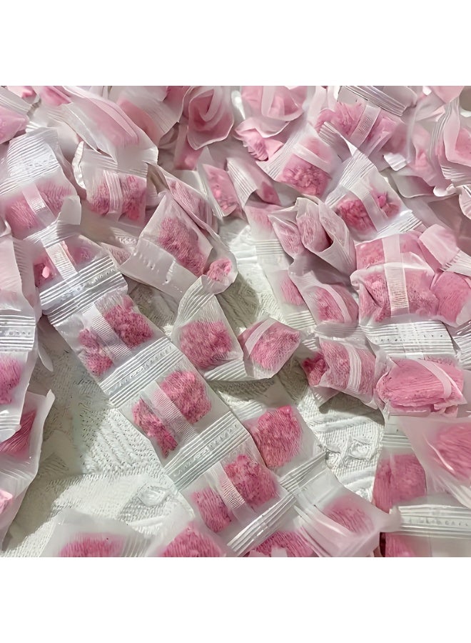 فاصولا أكياس معطرة 20 قطعة، أكياس برائحة الورد مقاس 4.0×5.5 سم مع أكياس فردية شبه شفافة، معطر لخزانة الملابس، مزيل لروائح الأدراج والتخلص من الروائح الكريهة للمنزل (لون وردي) - Image 4